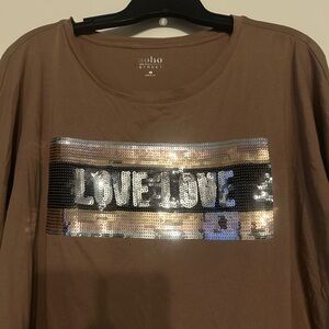 New York & Comonay Soho Brown Casual Top